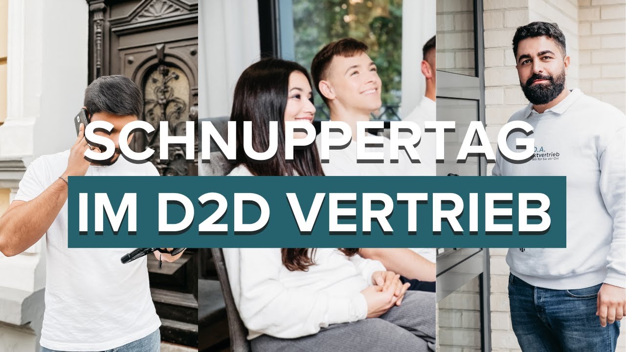 So sieht ein Schnuppertag bei D.A. Direktvertrieb aus! I Kompletter Tag im D2D-Vertrieb gefilmt