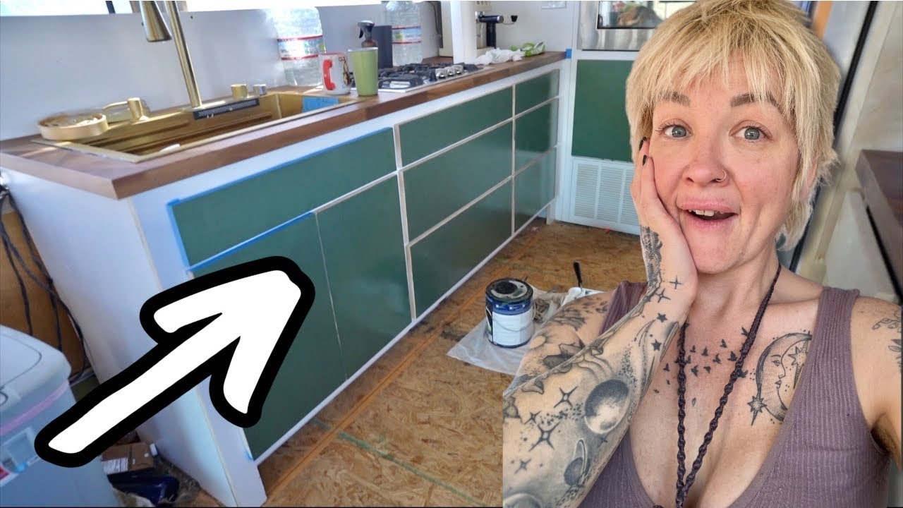 Will this look okay? Taking a chance on painting the kitchen cabinets…