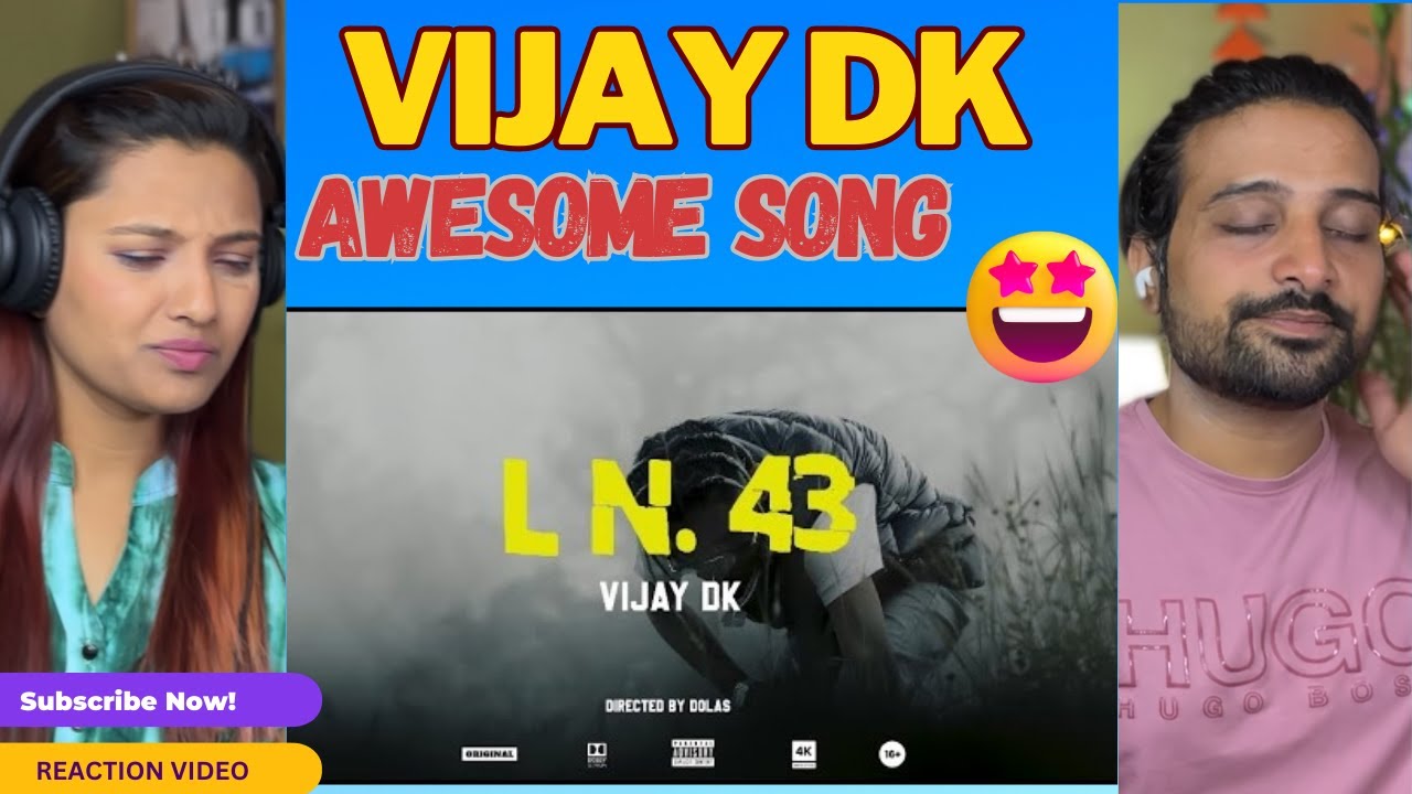 REACTION on VIJAY DK - LOCKUP NO. 4THREE (OFFICIAL MUSIC VIDEO) | 2K22 | Funkie Couple Vlogs