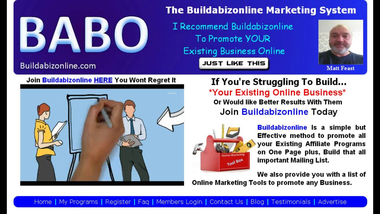The Buildabizonline Marketing System