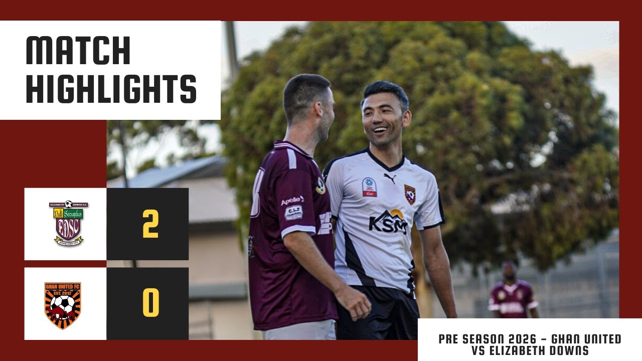 Ghan United VS Elizabeth Downs FC - Pre season fixtures - Seniors