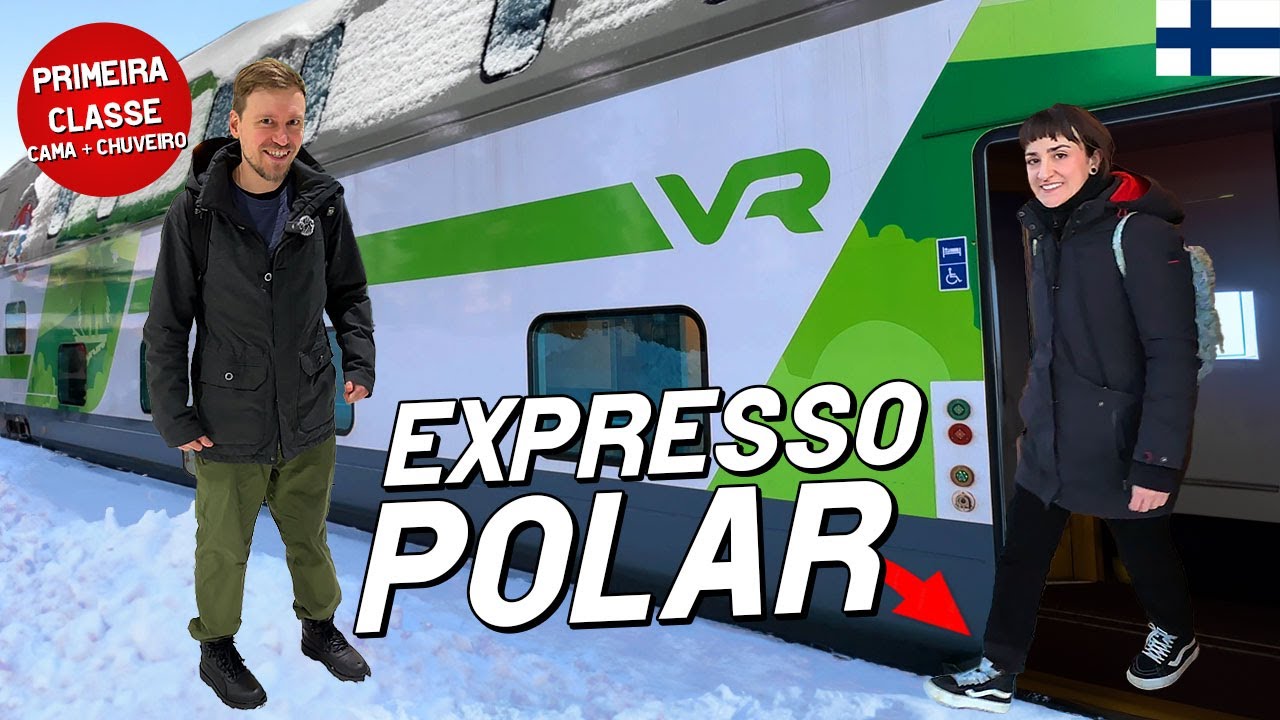 🇫🇮 FOMOS DE TREM NOTURNO AT&Eacute; O POLO NORTE e olha no que deu | Alemanizando na Finl&acirc;ndia