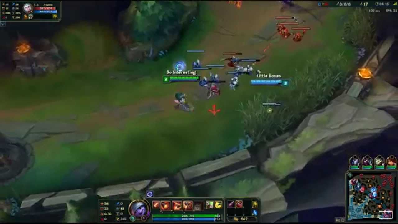 League of Legends - Tristana/Annie vs Kindred/Janna - Full Gameplay