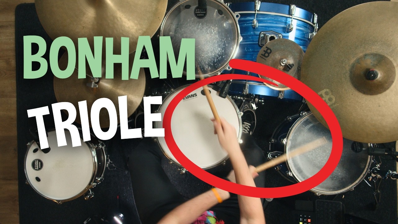 🥁 John Bonham Triole erklärt – das legendäre Lick Schritt für Schritt!