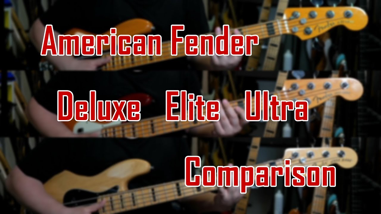 Fender American Deluxe VS Elite VS Ultra Jazz Bass V