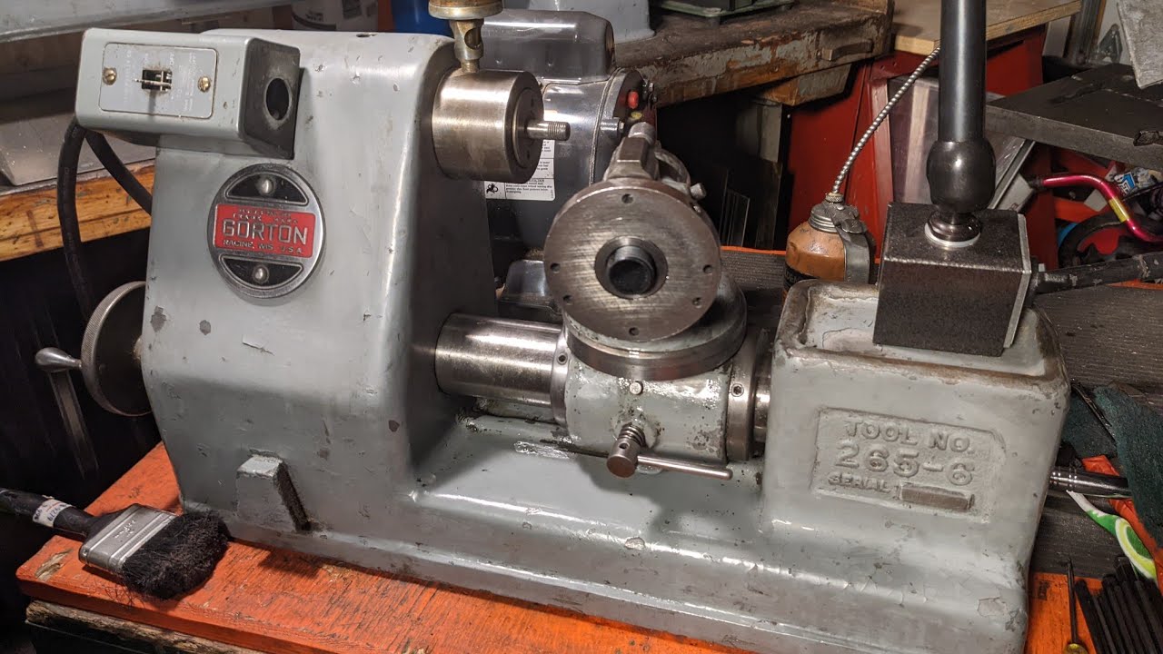 cleaning up a Gorton 265-6 cutter grinder - #restoration
