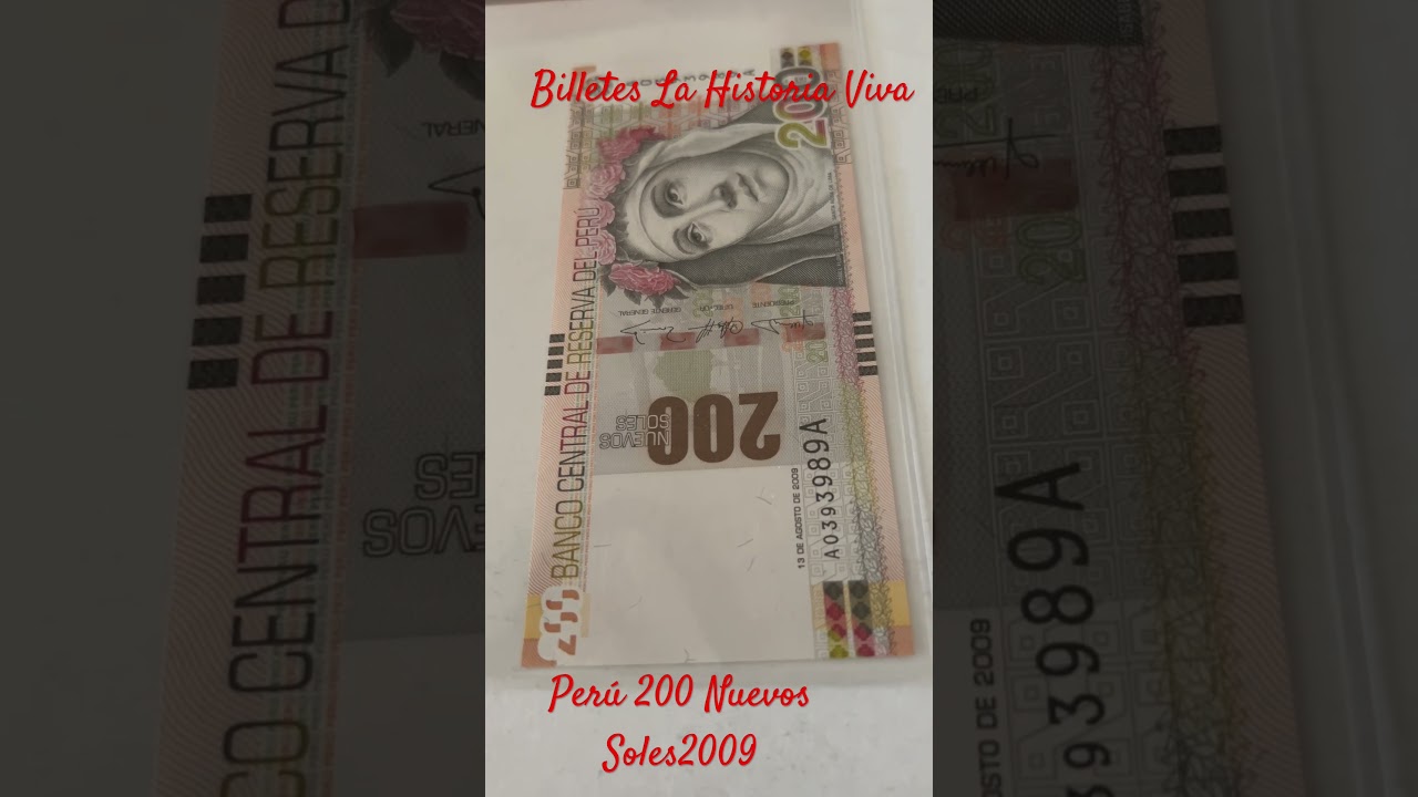 Perú 200 Nuevos Soles 2009 Bank note 