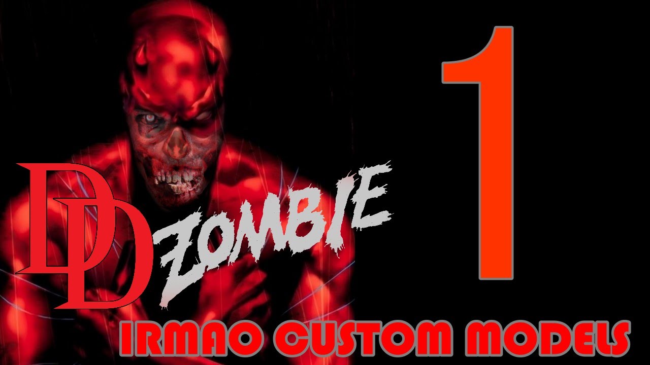 DAREDEVIL ZOMBIE CUSTOM STATUE- Horizon 1/5 Scale  - Paint Application - Part 1