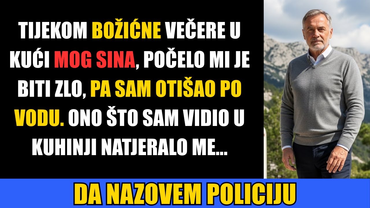 Ušao sam u sinovu kuhinju, a ono što sam vidio natjeralo me da nazovem policiju...