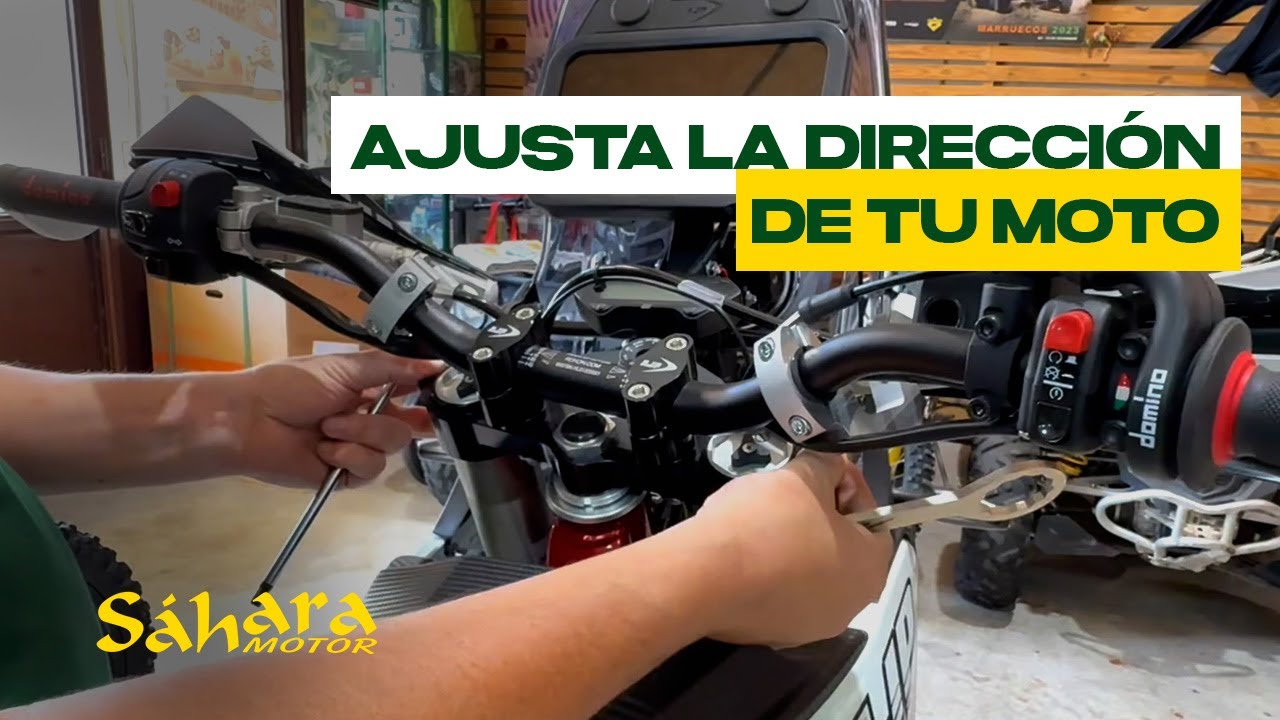 Cómo ajustar la dirección de tu moto en casa – Guía paso a paso 🛠️