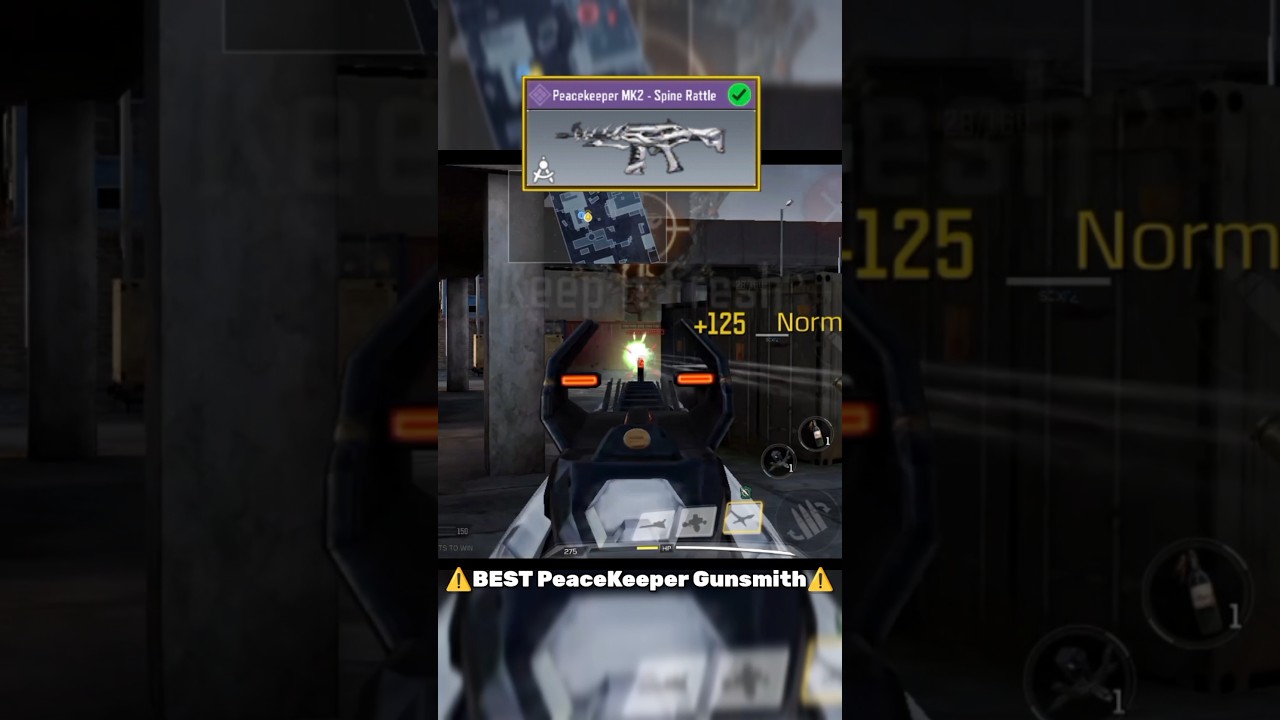 ⚠️BEST PEACEKEEPER MK2 Gunsmith⚠️ #codm #codmobile