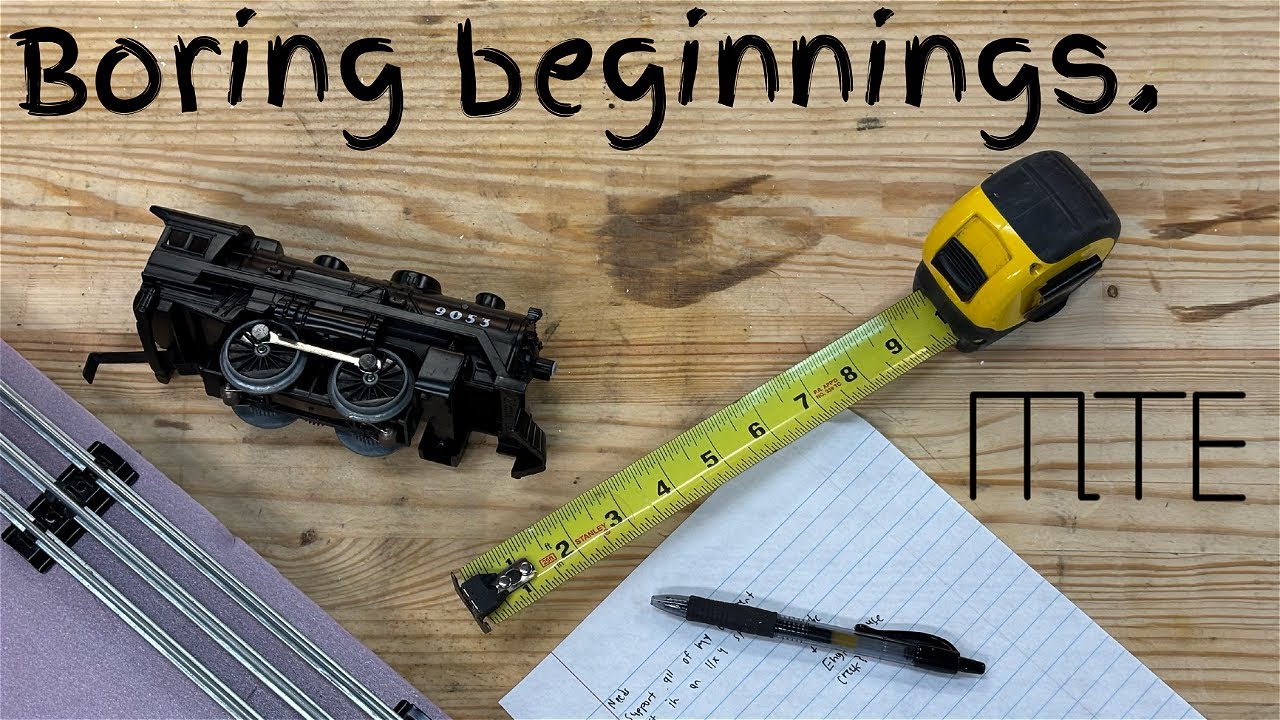 O Gauge Layout: Boring Beginnings