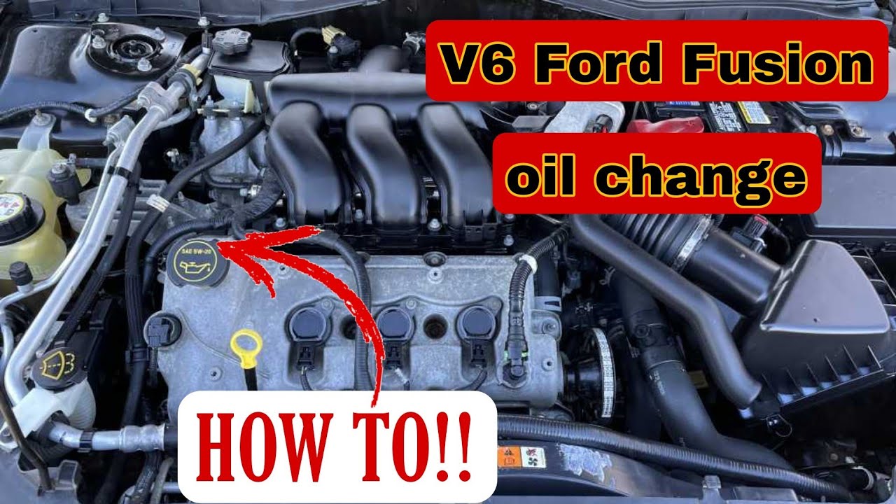 Замена масла Ford Fusion 3.0L V6 [ КАК ] 2006-2010