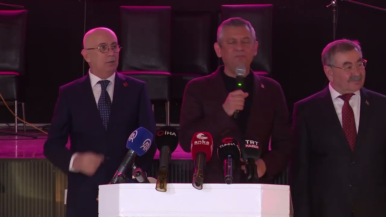 CHP Genel Başkanı Özel, Gölbaşı'nda iftar programında Trump'ın Gazze planını eleştirdi
