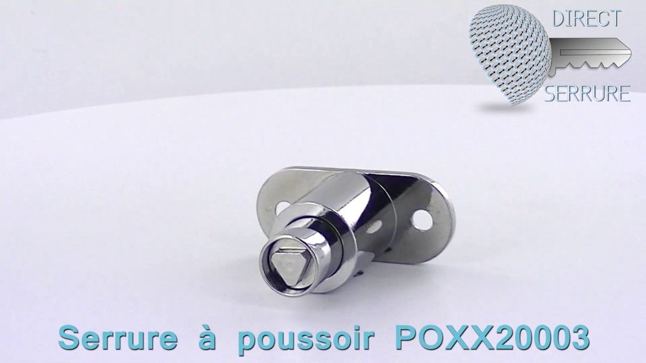 Serrure &agrave; poussoir - POXX20003 _ Direct-Serrure.fr
