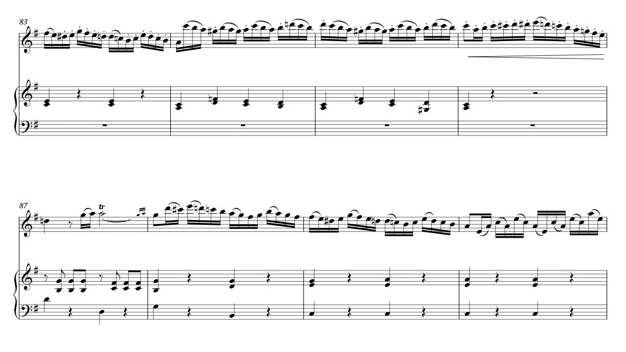 드비엔느 플룻 협주곡 7번 반주 Devienne Flute Concerto No 7 Accompaniment