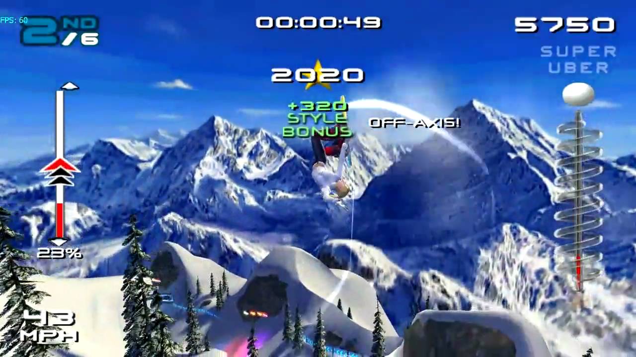 SSX 3 (GC) on Dolphin Wii/GC Emulator 720p HD | Full Speed