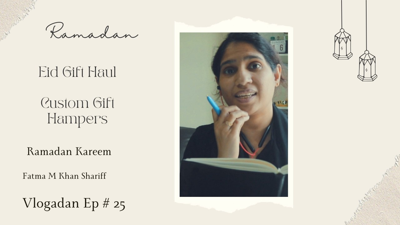 Ramadan Day 25 | Eid Gift Haul 🎁 Supporting UK Business | Customised Hampers #vlogadayinmylife #eid