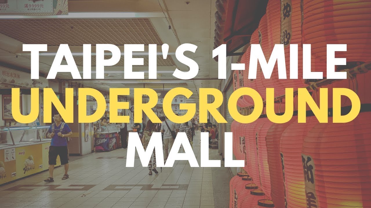 1-Mile Mall! Shopping In Taipei Main Station Underground Mall