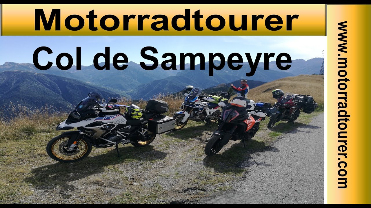 Motorrad 2019 -Colle Fauniera zum Col di Sampeyre von Demonte kommend - Teil der Varaita Maira Kamm