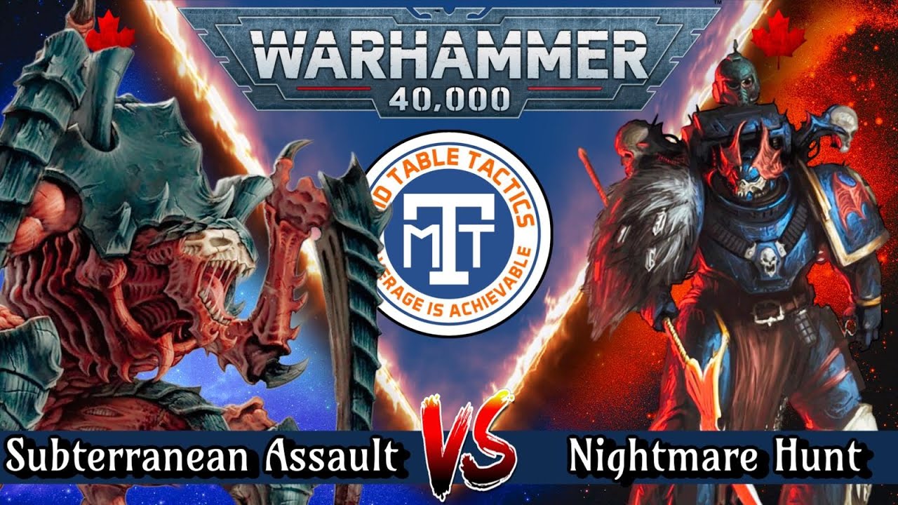 Warhammer 40k Battle Report: Chaos Space Marines VS Tyranids