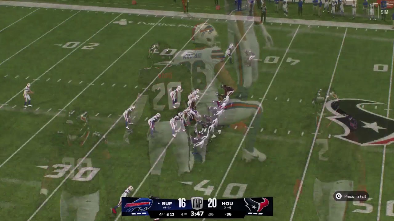 Bills Vs Texans  (Slow Sim)