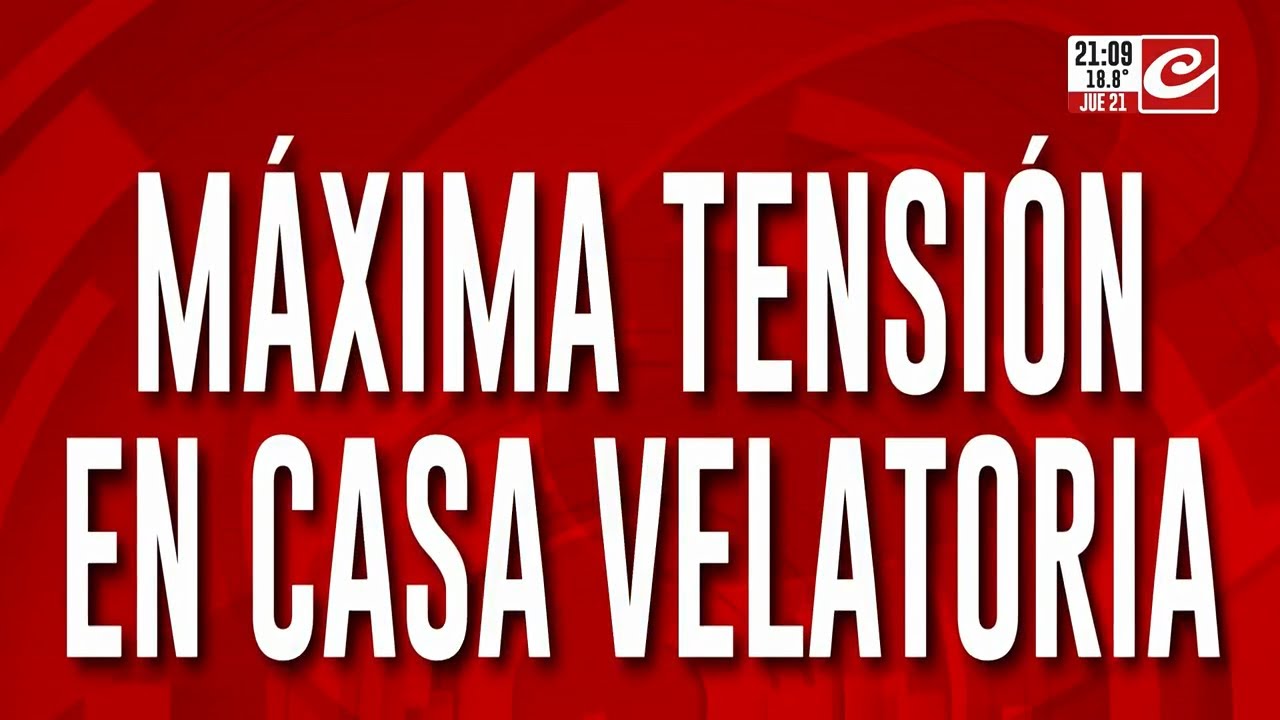 Máxima tensión en casa velatoria: 