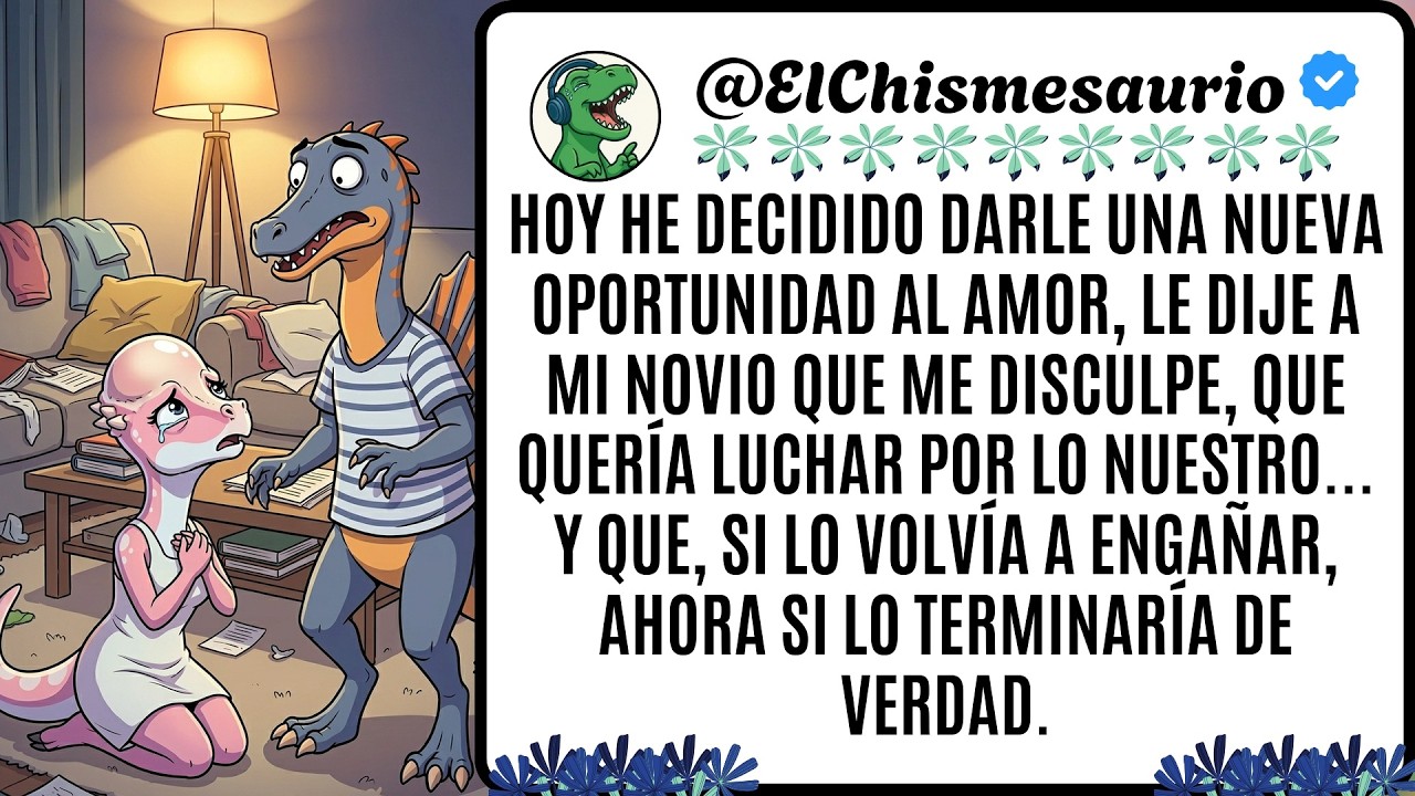 Hoy he decidido darle una nueva oportunidad al amor, le dije a mi novio que me disculpe,