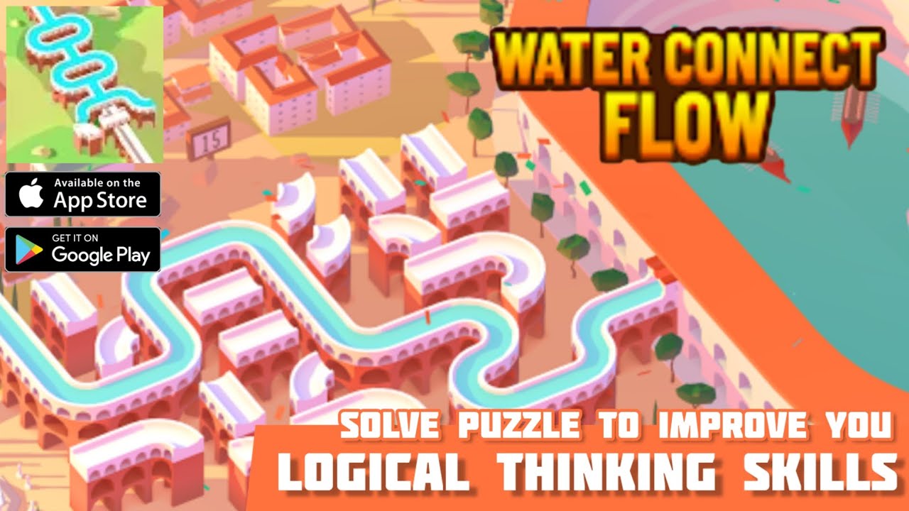 Water Connect Flow Gameplay Walkthrough (Android, iOS)