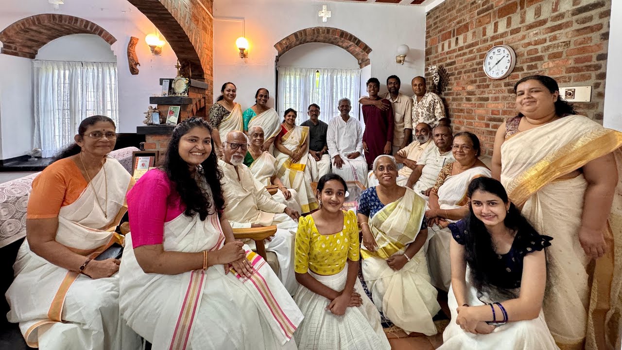 Onam 2025 Celebrations 🌼 | With Family, at Amrita Institute of Medical Sciences & Our Church Visits