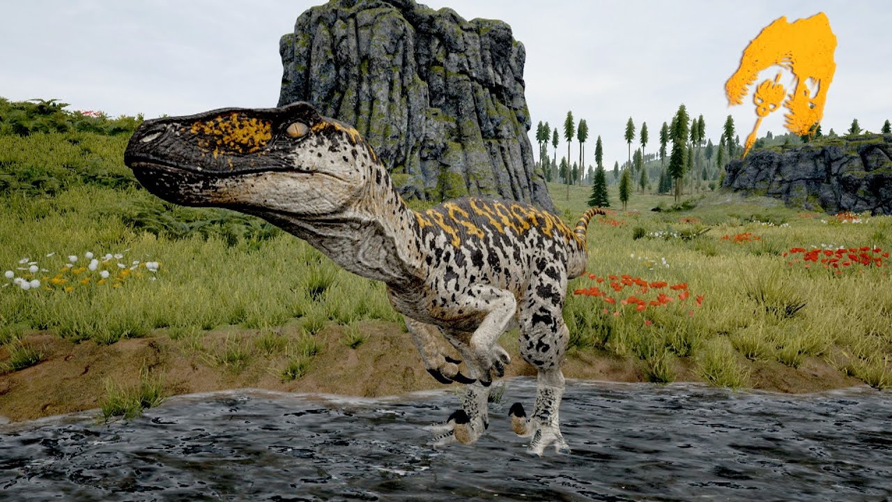 The Isle - UtahRaptor Group VS T-Rex and Giga! (GamePlay)