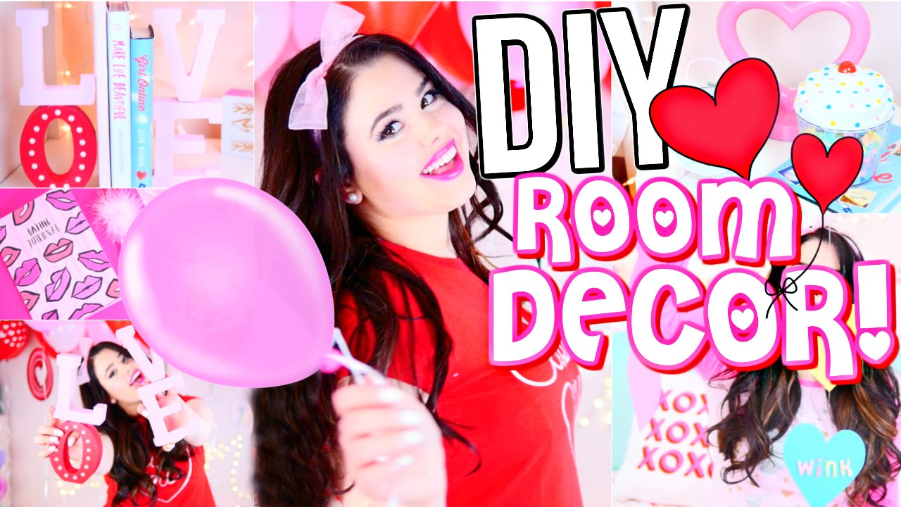 DIY Valentine's Day: Room Decor 2016! Tumblr Inspired Decorations!
