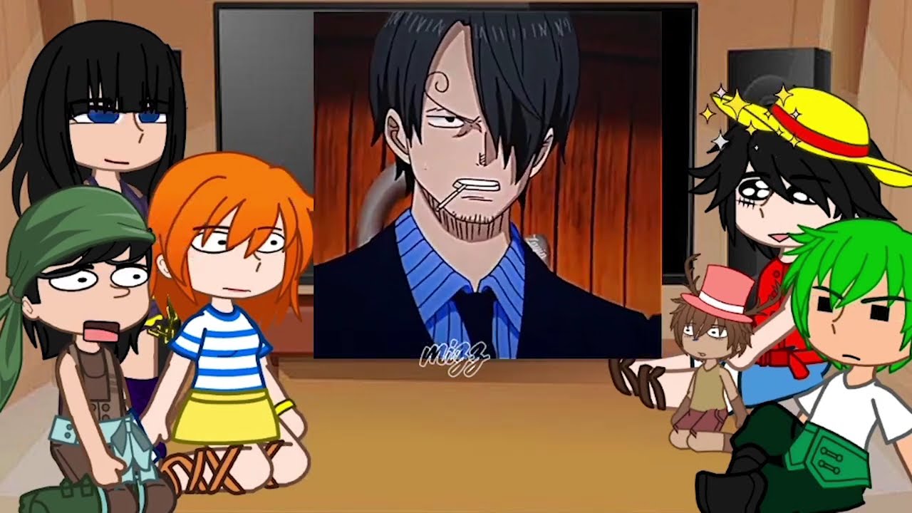 Past Straw Hats React to Sanji || One Piece || Gacha
