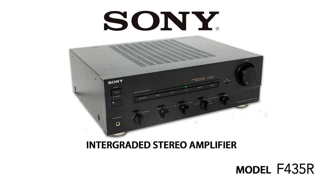 Sony F435R Amplifier Repair, Restoration & Test.