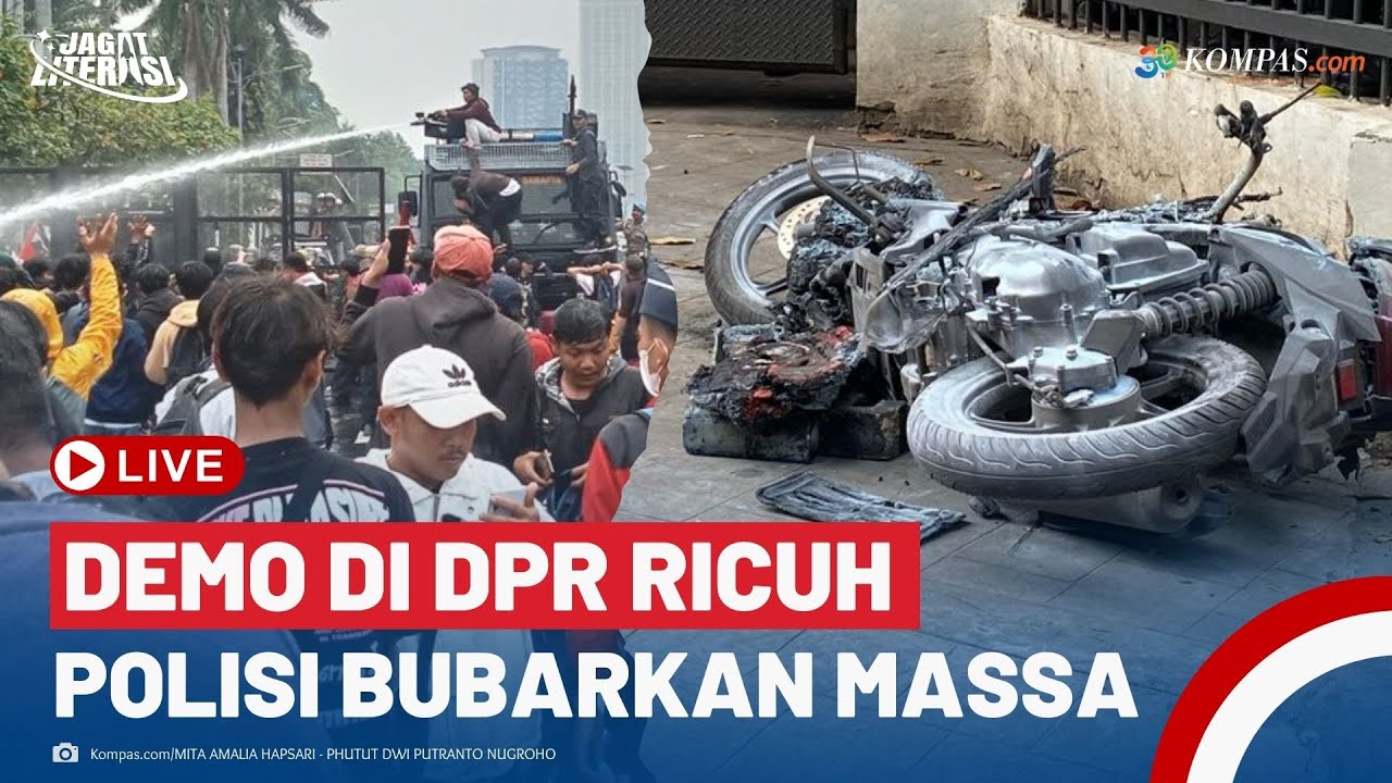 🔴LIVE - Demo 25 Agustus: Situasi DPR Ricuh, Warga Pati Minta Sudewo Tersangka | Obrolan Newsroom