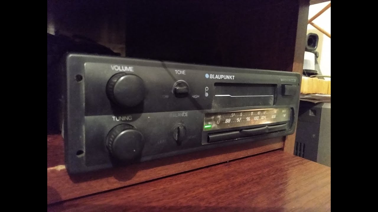BLAUPUNKT MANNHEIM-CC21 Radio samochodowe / Old car radio cassette player test 1080p