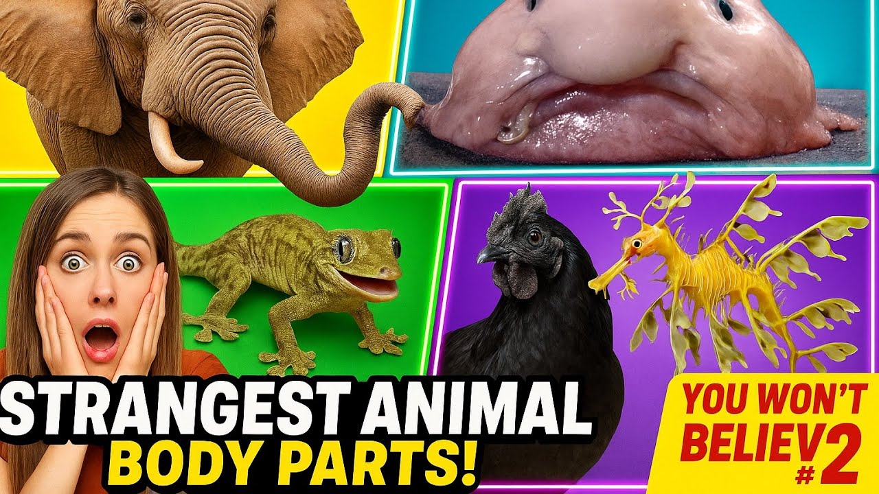 Top 5 Animals with STRANGE Body Parts | WOW Facts