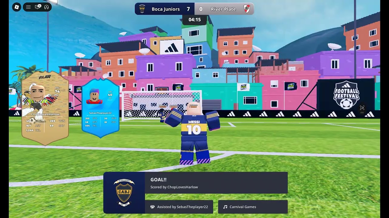 FIFA SUPER SOCCER BOCA JUNIPRS VS RIVER PLATE.