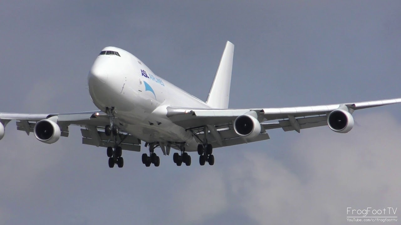 ASL Airlines Belgium | Boeing 747-400F landing at Liege Airport