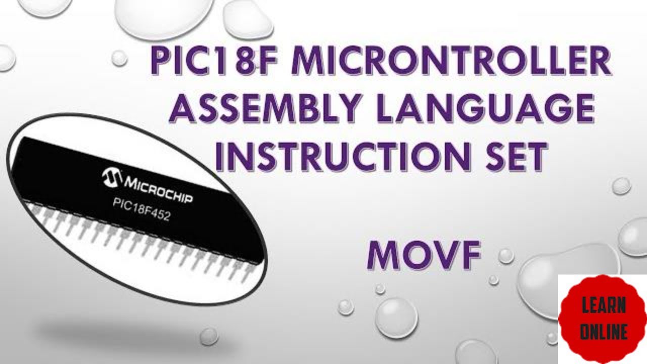 MOVF Instruction in  PIC Microcontroller || How to move the FileRegister into Working Register