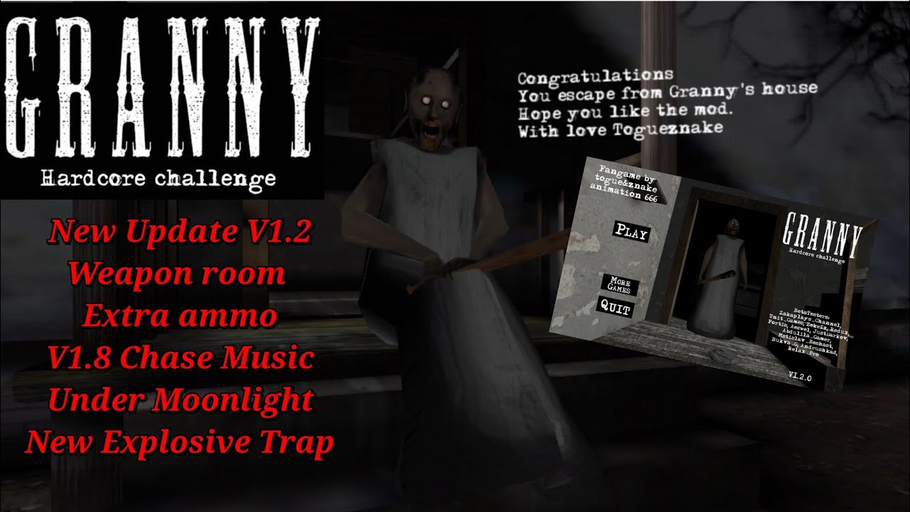 Granny Hardcore Challenge V1.2 Full Gameplay
