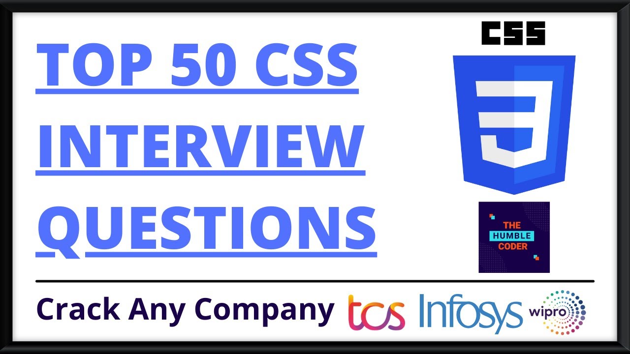 Top 50 CSS Interview Question |Question With Answers | Most Asked | CSS Interview| Web Development