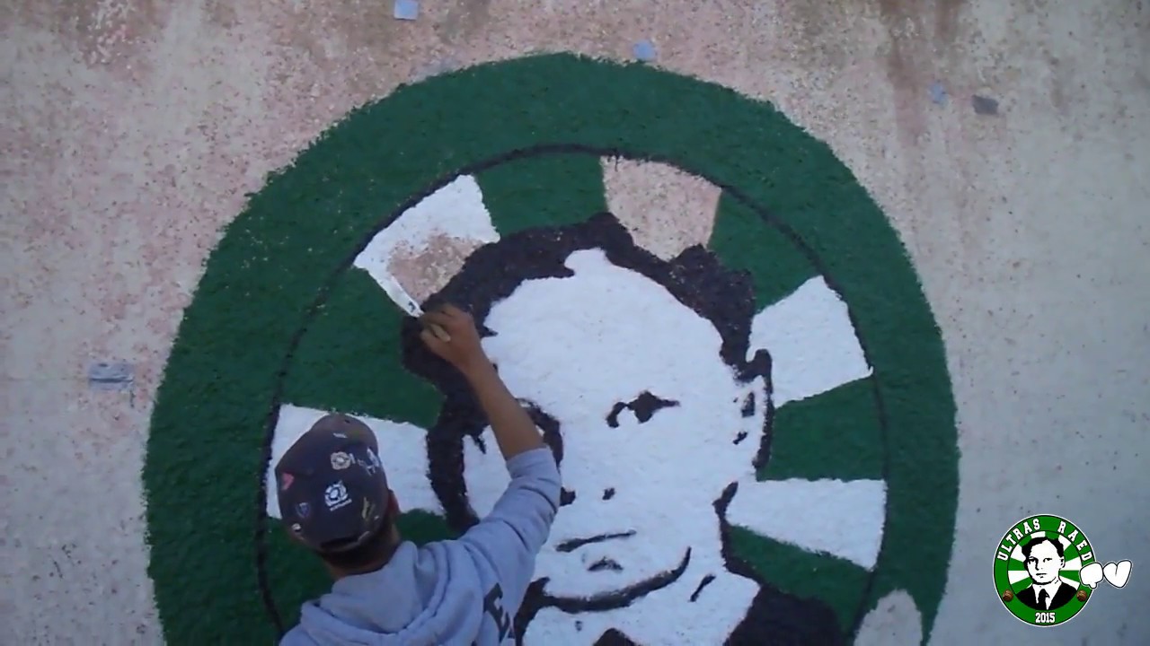 Graffiti ,Tags et Stickers... Ultras Raed célèbrent les 72 ans du RCK .