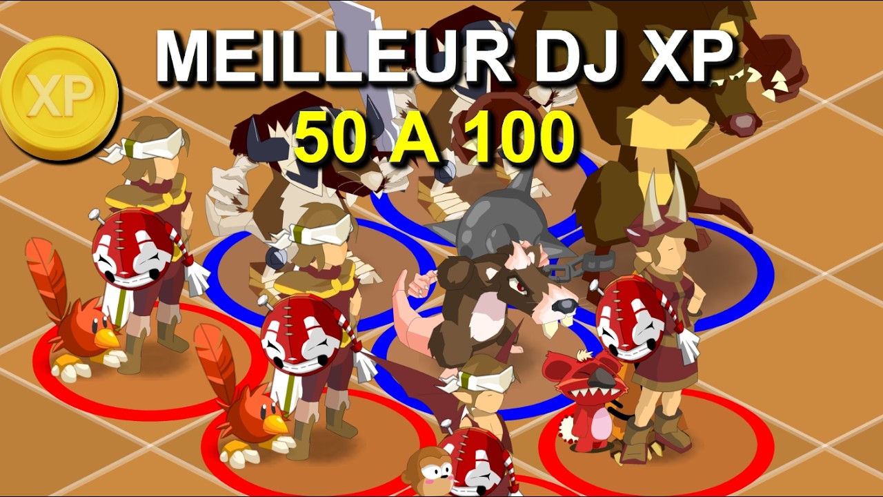 DOFUS RETRO - BEST DONJON XP 50 à 100 !