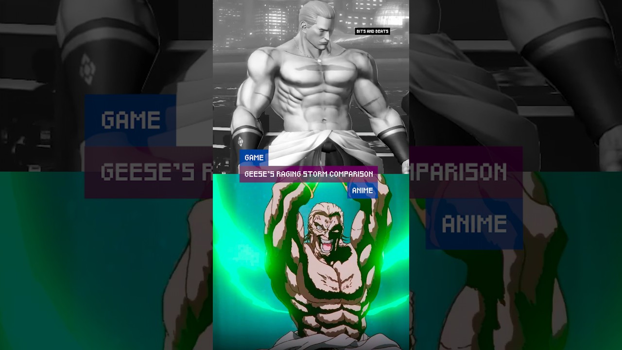 Geese's Raging Storm 🌪️ Game vs Anime