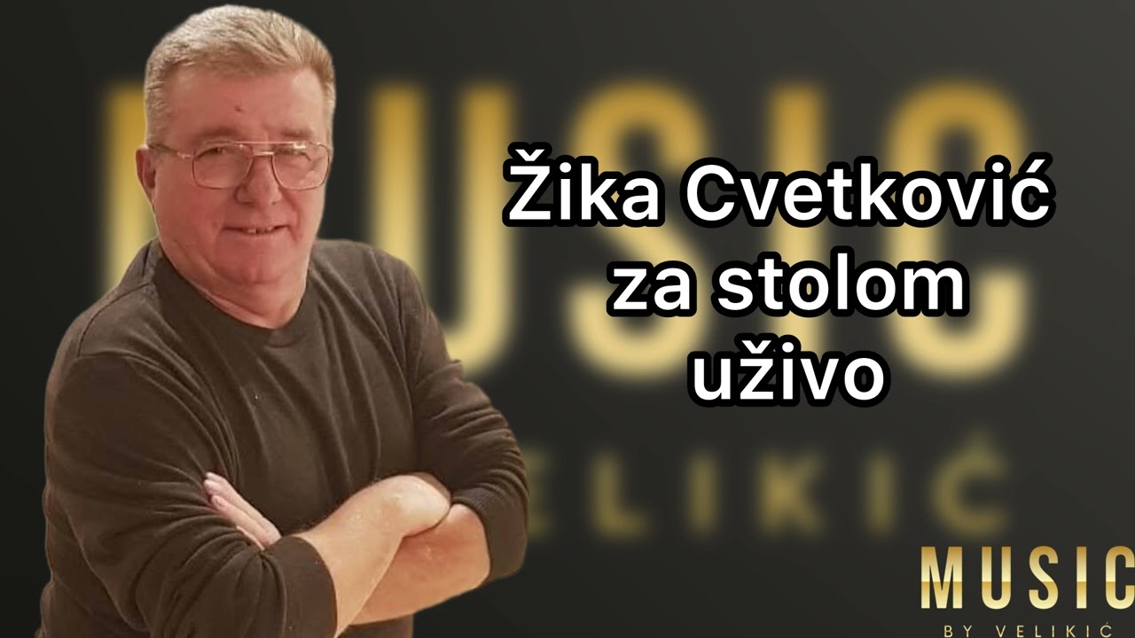Zika Cvetkovic za stolom uzivo