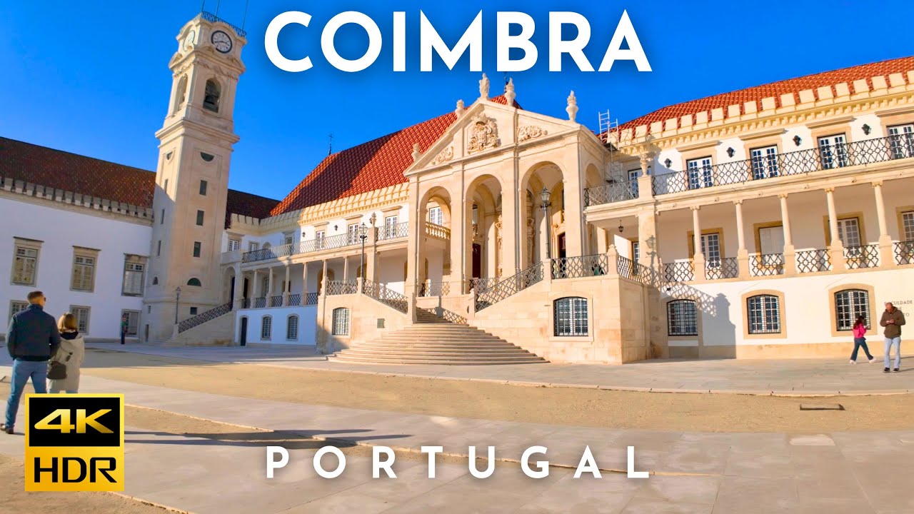 COIMBRA Portugal - What we FOUND in this charming city in PORTUGAL - 4K HDR