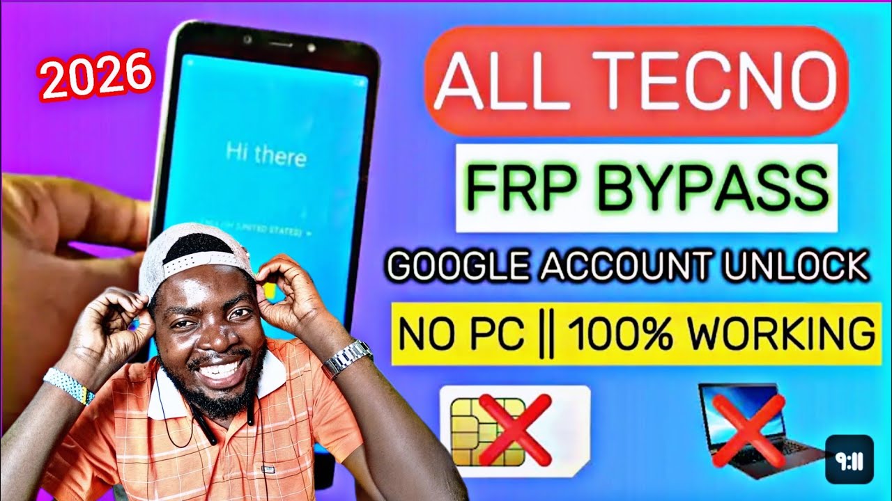 How To Reset Tecno Pouvoir 3 Air (LC6) Frp Bypass 2026 New version 