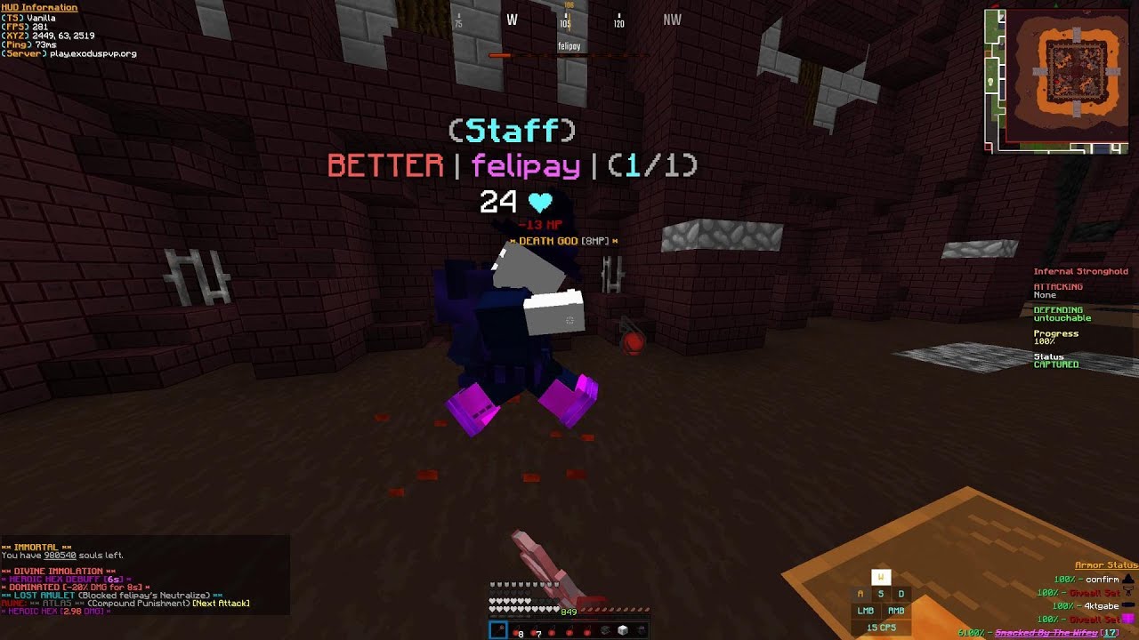 COSMICPVP; EXODUSPVP GOD KILLS #1 TEST