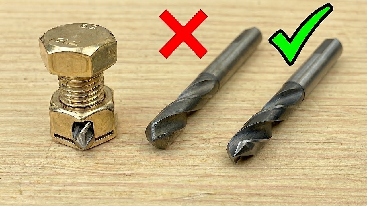 Most Beginners Get This Wrong! Bolt Trick to Sharpen Drill Bits – How To Weld Metal For Beginners